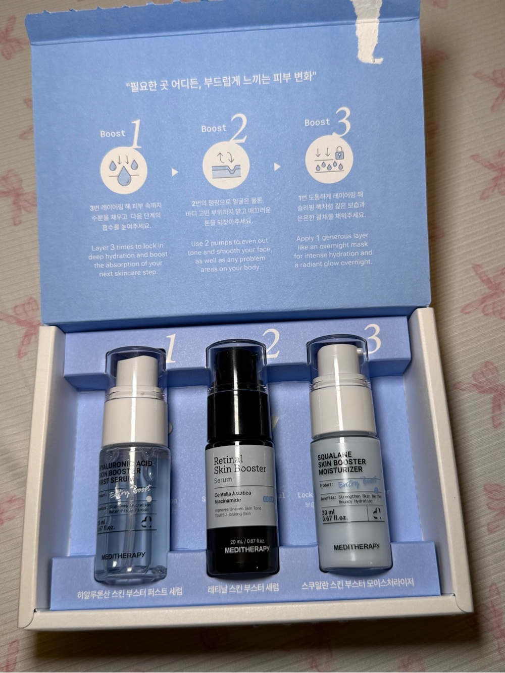 3-Step Skin Booster Set - Blue
